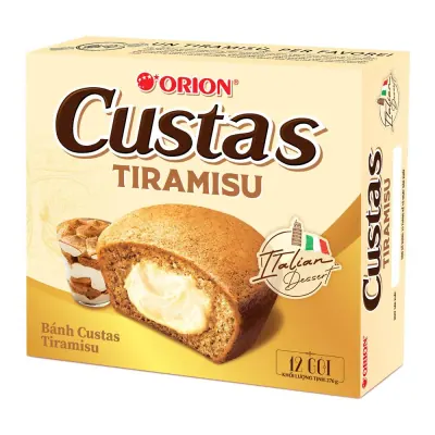 Bánh Custas Orion Tiramisu Hộp 276g