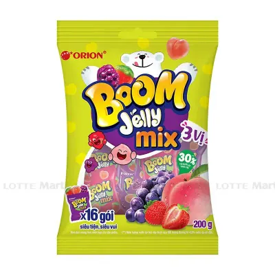 Kẹo Dẻo Boom Vị Trái Cây Hỗn Hợp Orion Gói 200g