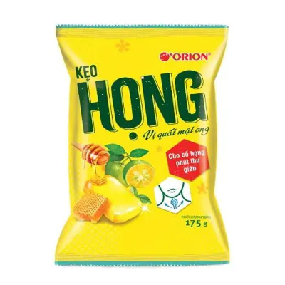 Kẹo Orion Quất Mật Ong Gói 168g
