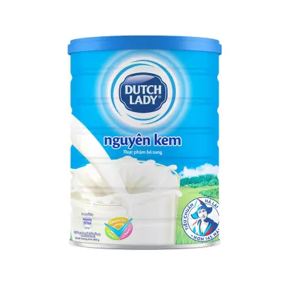 Thực Phẩm Bổ Sung Dutch Lady Nguyên Kem Hộp Thiếc 850g