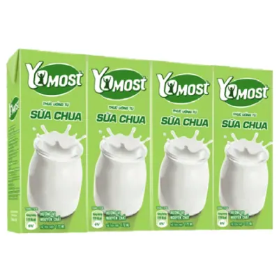 Yomost Sữa Chua Hương Vị Nguyên Chất 4x170ml