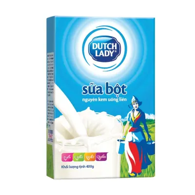 Thực Phẩm Bổ Sung Dutch Lady Nguyên Kem Hộp Giấy 400g