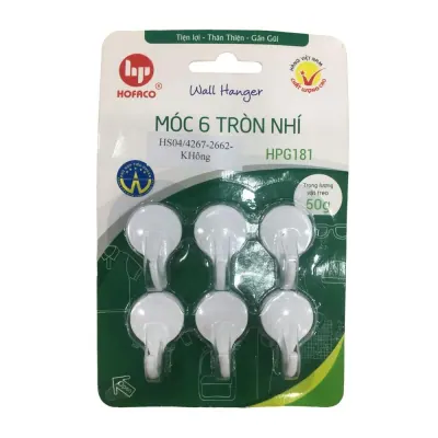 Móc Dán Tròn Nhí HPG181 – 6 Cái