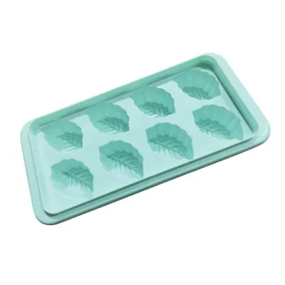 Khay Đá Nhựa Hình Lá – KD01 – 8 Viên