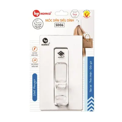 Móc Dán Nhựa Siêu Dính SD06 – 1 Cái