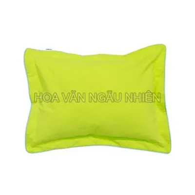 Gối Đầu 30x50cm Có Bèo Xốp Màu