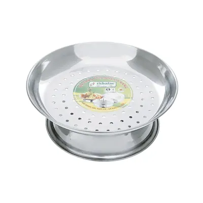 Đĩa Hấp Inox Tithafac 201 Chân Trụ Đa Năng 22cm