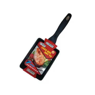 Chảo Chữ Nhật Vân Đá Bếp Từ Tithafac 13.5×37.5cm