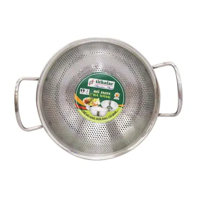 Rổ Inox Lưới Chân Tithafac 27cm