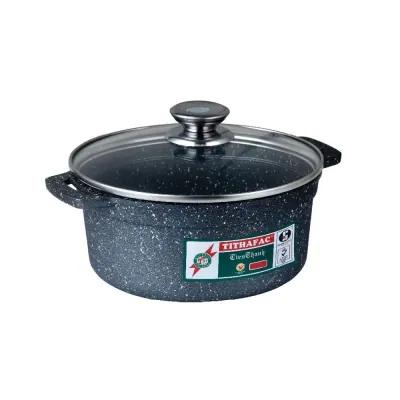 Nồi Hợp Kim Nhôm Vân Đá Bếp Từ Marble Tithafac 20cm