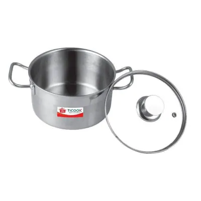 Nồi Inox 304 3 Lớp Bếp Từ TiCook 24cm