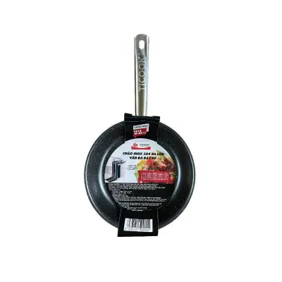 Chảo Inox 304 Vân Đá Bếp Từ TiCook 3 Lớp – 20cm