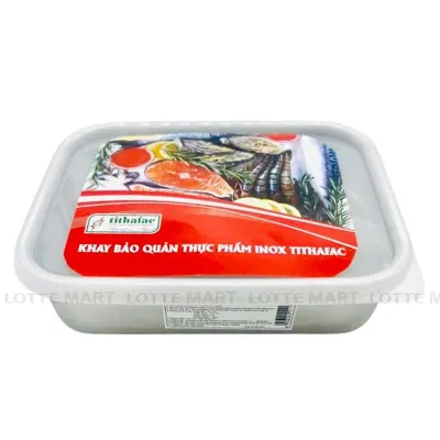 Khay Bảo Quản Thực Phẩm Inox Thấp Tithafac 2L