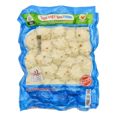 Cá Viên Rau Củ Tân Việt Sin 500g