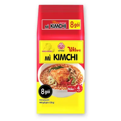 Mì Kim Chi Ottogi 960g (8 Gói x 120g)