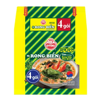 Lốc 4 Gói Mì Ăn Liền Ottogi Jin Rong Biển 120g