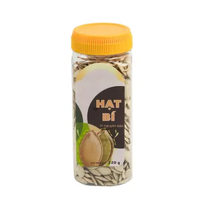 Hạt Bí Xuân Hồng Hũ 220g