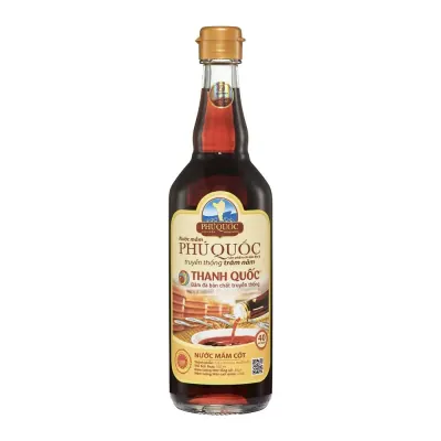 Nước Mắm Phú Quốc Thanh Quốc Ocop 40N Thủy Tinh 520ml