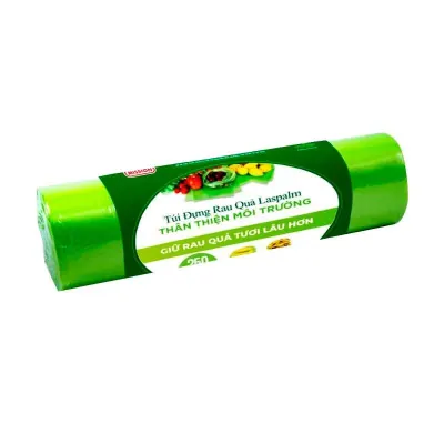 Túi Thực Phẩm Tự Hủy Sinh Học Laspalm 25×35 – 250 Túi