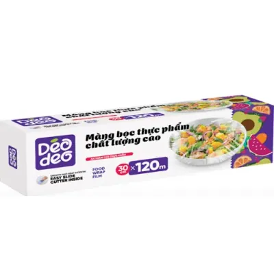 Màng Bọc Thực Phẩm PE Chất Lượng Cao Deodeo 30 Cm x 120 M
