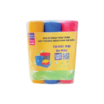 Túi Rác Đại 3 Màu Deodeo 65x78cm 3 Cuộn