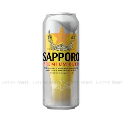 Bia Sapporo Premium 5% ABV 500ml