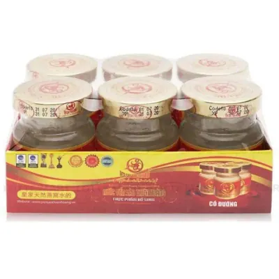 Lốc 6 Nước Yến Sào Thiên Hoàng Có Đường 70ml Lọ