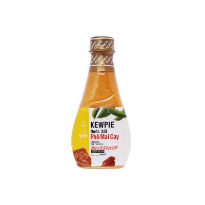 Nước Sốt Phô Mai Kewpie Cay Chai 210ml