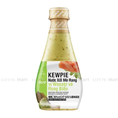 Nước Xốt Mè Rang Vị Wasabi và Rong Biển 210ml