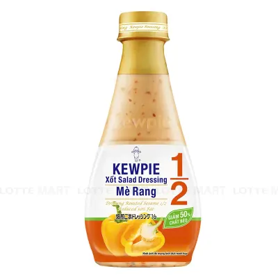 Sốt Mè Rang Kewpie Giảm 1/2 Chất Béo Chai 210ml
