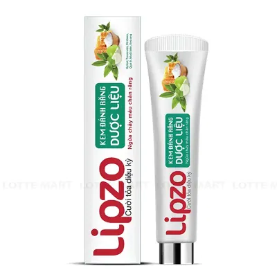 Kem Đánh Răng Dược Liệu Lipzo Gum Protect Tuýp 185g