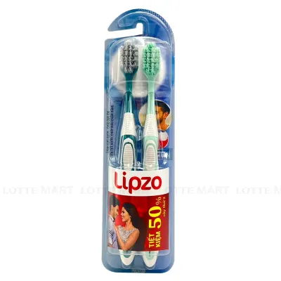 Bàn Chải Đánh Răng Cao Cấp Lipzo Adam Vỉ 2 Cây