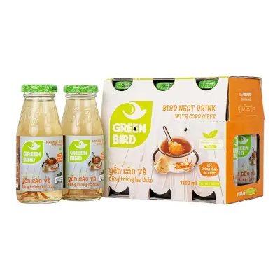 Nước Yến Sào Đông Trùng Hạ Thảo 6 x 185ml