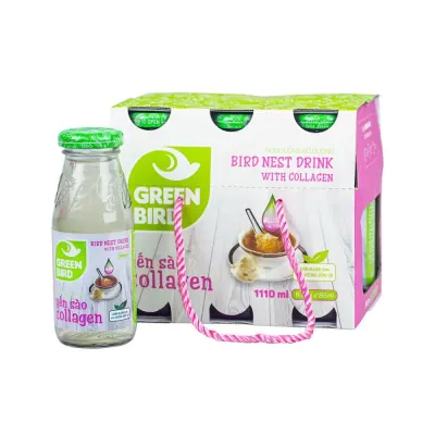 Yến Sào Collagen Green Bird 6 x 185ml