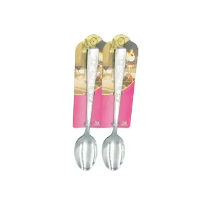 Muỗng Cơm Inox ABC06 in Hoa 2 Cái