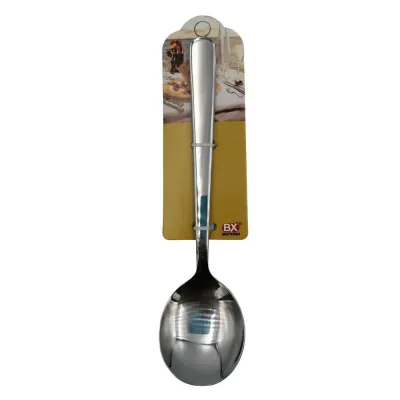Muỗng Súp Inox Tròn Cán Oval 2 Cái