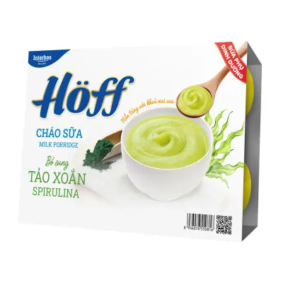 Cháo Sữa Hoff Tảo Xoắn 6x55g