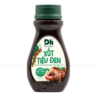 Sốt Tiêu Đen Dh Foods Chai 200g