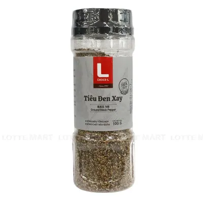 Tiêu Đen Xay Lotte Mart Lọ 100g