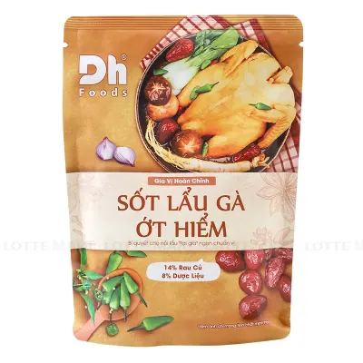 Sốt Lẩu Gà Ớt Hiểm Dh Foods Gói 200g