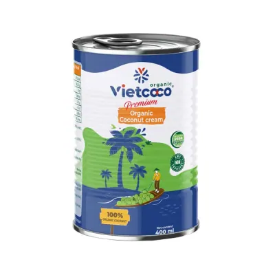 Nước Cốt Dừa Tươi Organic VIETCOCO 400ml