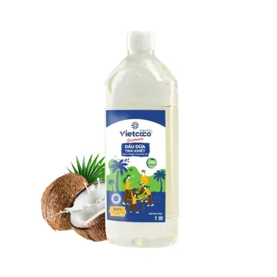 Dầu Dừa Tinh Khiết Organic VIETCOCO 1L