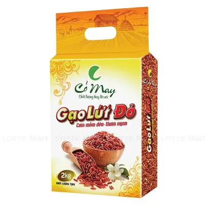 Gạo Lứt Đỏ Cỏ Mây Túi 2kg