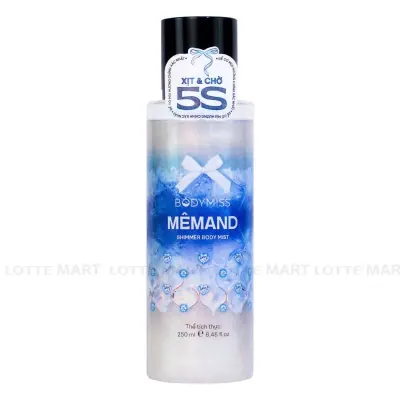 Xịt Thơm Cơ Thể Bodymiss Mêmand Có Nhũ Chai 250ml