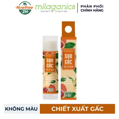 Son Dưỡng Môi Milaganics Gấc Dưỡng Ẩm, Giảm Thâm Môi 4g