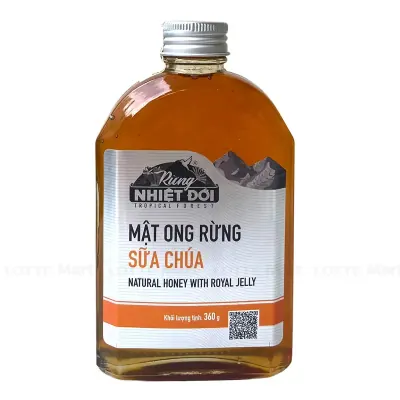 Mật Ong Rừng Sữa Chúa Rừng Nhiệt Đới Chai 360g
