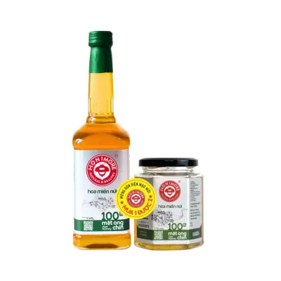Mật Ong Chín Honimore Hoa Miền Núi Chai 630g