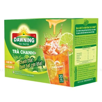 Trà Hòa Tan Chanh Dawning Hộp 20 Gói 14g