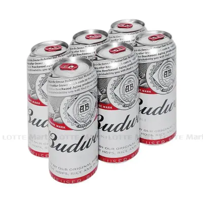 Lốc 6 Lon Bia Budweiser 5% ABV 500ml