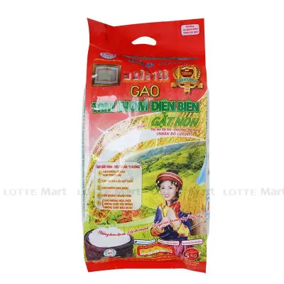 Gạo Dẻo Tám Thơm Điện Biên Bảo Minh Gặt Non Túi 5kg